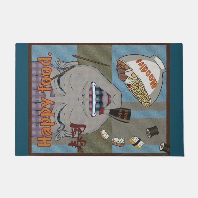 Happy Food Deurmat (Voorkant)