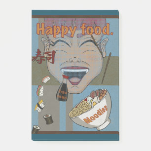 Happy Food Post-it® Notes