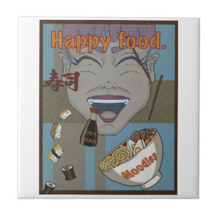 Happy Food Tegeltje