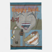 Happy Food Theedoek (Verticaal)