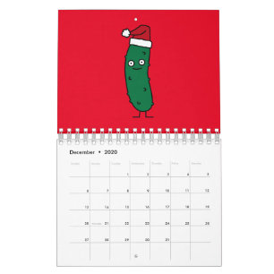 Happy Foods Design Cute Schattige grappig fruit Kalender