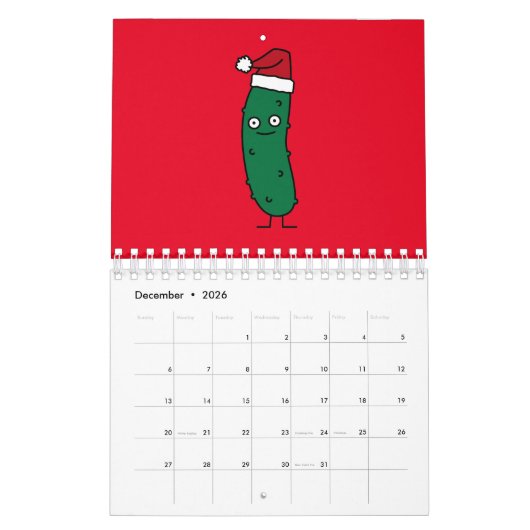 Happy Foods Design Cute Schattige grappige vruchte Kalender (Dec 2026)
