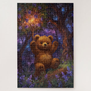 Happy Forest Teddy Bear Art Legpuzzel