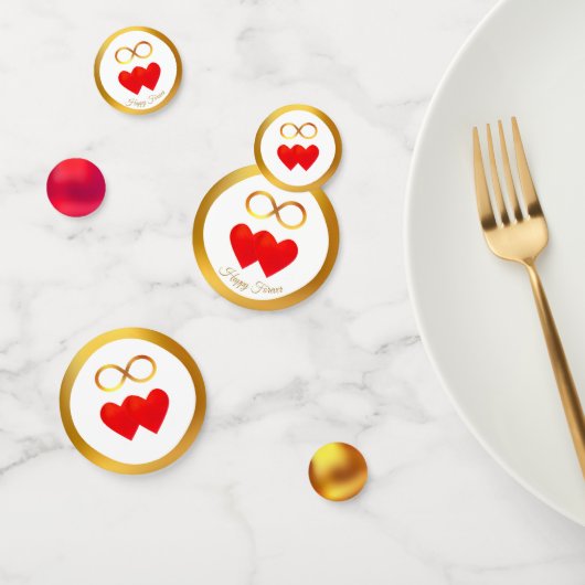 Happy Forever Wedding Jubileum Confetti (Groep)