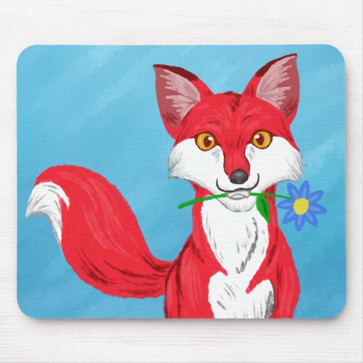 Happy Fox Muismat (Voorkant)