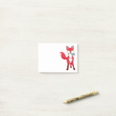 Happy Fox Post-it® Notes (Op bureau)