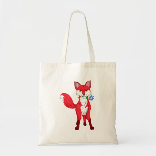 Happy Fox Tote Bag (Voorkant)