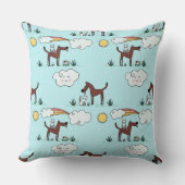 Happy Friends Countryside Pattern Kussen - Kindere (Voorkant)