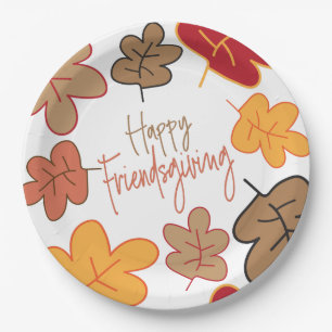 Happy Friendsgiving Paper-Bord Papieren Bordje