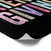 Happy Friendsgiving Squad Grappige Thanksgiving Poster (Hoek)