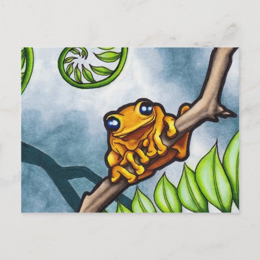 Happy Frog Briefkaart (Voorkant)