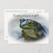 Happy Frog Enmoegement Briefkaart (Voorkant / Achterkant)