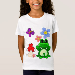 Happy Frog in het KINDER voorjaar T-shirt