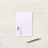 Happy Frog Post-it® Notes (Op bureau)