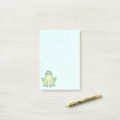 Happy Frog Post-it® Notes (Op bureau)