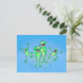 Happy Frogs-Briefkaart Briefkaart (Staand voorkant)