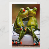 Happy Frogs Briefpapier (Voorkant / Achterkant)