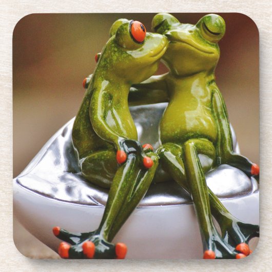 Happy Frogs Drankjes Onderzetter (Voorkant)