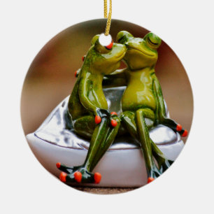 Happy Frogs Keramisch Ornament