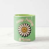 Happy Frühling Tweekleurige Koffiemok (Center)