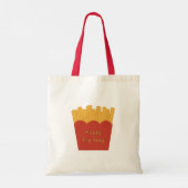 Happy Fry-Yeay Tote Bag – Funny French Fries (Dos)