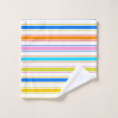 Happy Fun Caribbean Colors Bathroom Towel Sets  (Gant de toilette)