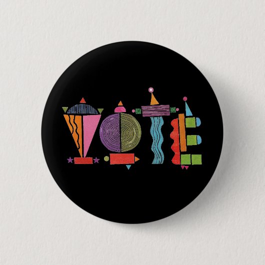 Happy Fun GOTV Button / Stem Button (Voorkant)