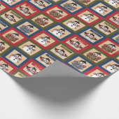 Happy Fun Snowmen | Kerstmis Cadeaupapier (Hoek)