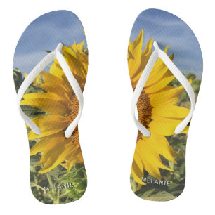 Happy Fun Zonnebloem Zomer Strand Teenslippers