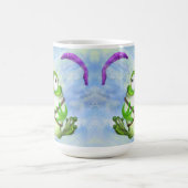 Happy Funny Frog Paraglider Mug (Centre)