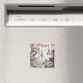 Happy furry con Magnet Magneet (Insitu (Vaatwasser))