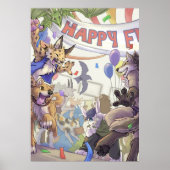 Happy furry con poster (Devant)