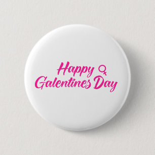 Happy Galentines dag Ronde Button 5,7 Cm