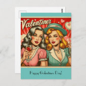 Happy Galentines Day Briefkaart (Voorkant / Achterkant)