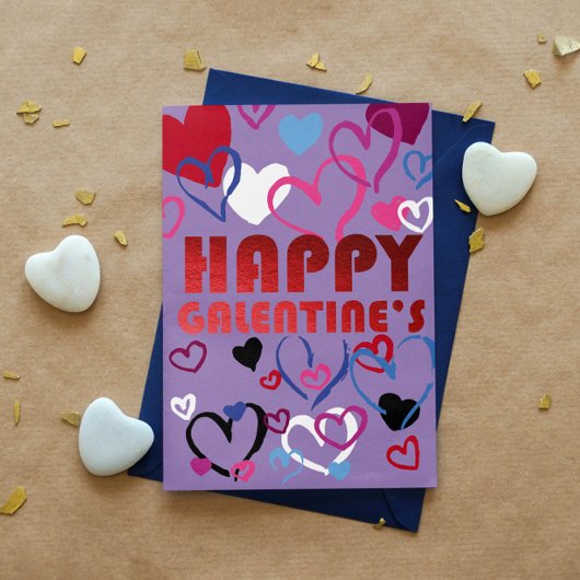 Happy Galentine's Day Feestdagen Kaart