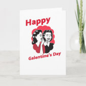 Happy Galentine's Day Kaart (Voorkant)