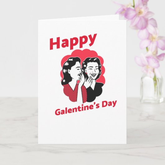 Happy Galentine's Day Kaart (Orchidee)