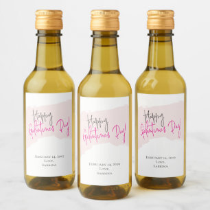 Happy Galentine's Day Mini Wine Labels Wijn Etiket