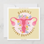 Happy Galentine's Day Ovaria voor Brovaria Feestdagenkaart (Voorkant)