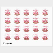 Happy Galentine's Day Ronde Sticker (Vel)