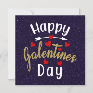 Happy Galentines Day Valentijns Flowers Card Kaart