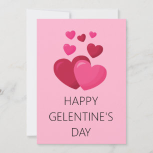 Happy Galentine's Valentijnse vakantie Feestdagenkaart