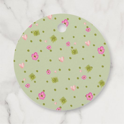 Happy Garden Party Hedgehog Baby shower Dank u Bedankjes Labels (Achterkant)