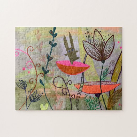 Happy Garden puzzel (Horizontaal)