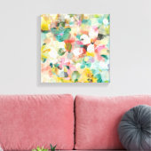 Happy Garden | Zachte pasta's Canvas Afdruk (Insitu (Woonkamer))