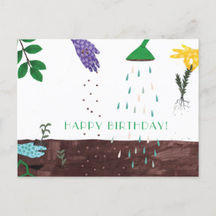Happy Gardening Season   Gardener Happy Birthday Briefkaart
