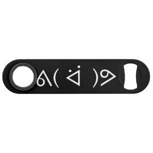 Happy Gary ᕕ( ᐛ )ᕗ Meme Emoticon Emoji Text Art Speed Flessenopener