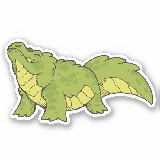 Happy Gator Sticker (Devant)