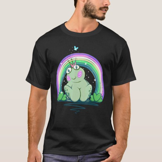 Happy Gay Frog T-shirt (Voorkant)
