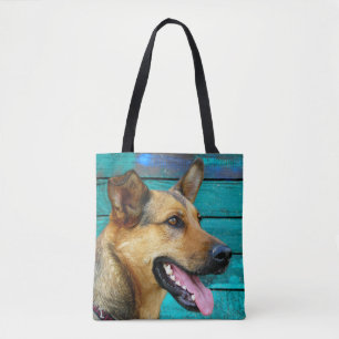 Happy German Shepherd Draagtas